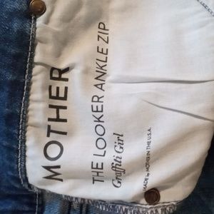MOTHER the looker ankle zip